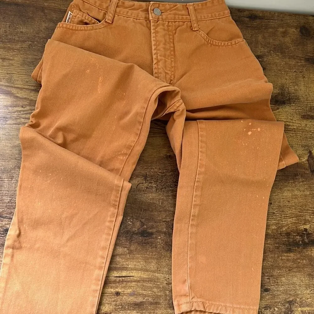 Vintage 90’s BONGO Light Brown High Rise Cotton Mom-Jeans - Picture 11 of 12